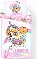 Paw Patrol Kinderbettwäsche Set - Skye Wendebettwäsche 2-tlg. 135-140x200cm