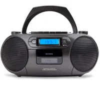 Aiwa BBTC-550BK BLACK Przenośny odtwarzacz CD z radiem, kasetą, Bluetooth i USB