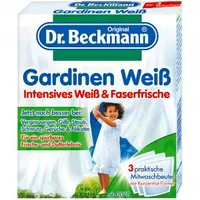 Dr.Beckmann Záclona bílá jako praktický prací sáček 120g
