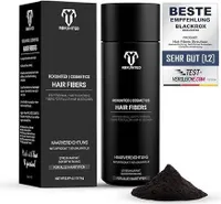 ROXUNITED Streuhaar & Haarpuder, Vergleichssieger 2024, Für Männer & Frauen, Perfekt zur Haarverdichtung & als Haarauffüller,  Dunkel Braun, 27,5 g