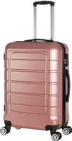 Hartschalenkoffer Trolley 4-Rollen Koffer Reisekoffer / 68 Liter / 201 - Farbe: rose-gold