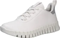 Ecco Gruuv Sneaker Lea Damenschuhe Schnürschuhe Weiß Freizeit, Schuhgröße:42 EU