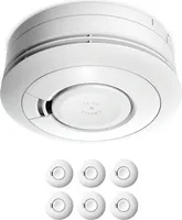 6x Ei Electronics Ei650 Rauchwarnmelder - Rauchmelder mit 10 Jahres Batterie - Bestnote Stiftung Warentest
