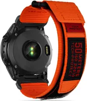 Armband für Garmin Fenix 8 (51 mm) / 7X Pro / 7X / 6X Pro, Tech-Protect Scout Pro, QuickFit 26 mm, Orange