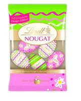 Lindt Deko Edition Nougat Eggs Kolorowe Delikatne Mleczne Jajka Wielkanocne 90g