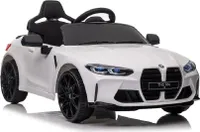 Kinder Elektroauto "BMW M4" -izenziert-  2 Motoren + MP3 +Leder  Weiss