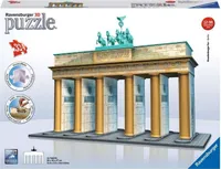 324 Teile Ravensburger 3D Puzzle Bauwerk Brandenburger Tor 12551
