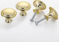 20X Möbelknöpfe Möbelgriffe Schrankknopf Möbelknäuf Tür Knopf Golden Edelstahl