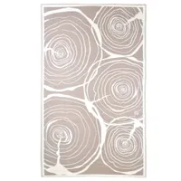 Esschert Design Vonkajší koberec 240x150 cm Kruhy stromov