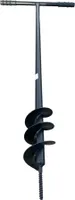 Hand Erdbohrer Handbohrer Erdlochbohrer Hand Bohrer Lochspaten Pfahlbohrer Ø 90mm