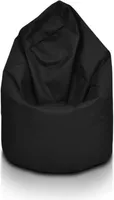 Sitzsack 100x75 cm schwarz