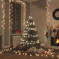 vidaXL Lichtterkette mit 2000 LEDs Indoor & Outdoor 200m IP44 Warmweiß
