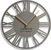 Wanduhr Loft Piccolo 30cm grau