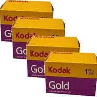 4x Kodak Gold 200 135/24 Film