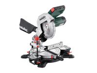 Metabo KS 216 M Kappsäge (Karton, M-Klasse, mit Sägeblattneigung, robuste Bauweise, effektive Spanabsaugung) 610216000