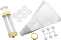ZENKER piping bag - sada na zdobení a pečení včetně 20 jednorázových piping bagů a 5 trysek / příslušenství na pečení