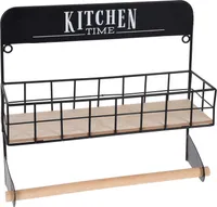 1.09 Kuchynská polica s držiakom na kuchynské rolky - Kitchen Time