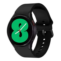 Bizon Armbanduhr Silikon Samsung Galaxy Uhr 20 mm schwarz