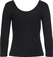 LASCANA Langarmshirt schwarz Größe 32/34