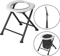Campingtoilette 150K klappbar Camping mobile Toilette Campingklo Trockentoilette