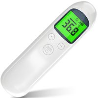 Infrarot Thermometer Digital Fieberthermometer Körperthermometer Berührungslose Kontaktlos Baby und Erwachsene Säuglinge Helligkeit Stirn LED Retoo