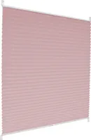 ECD Germany Plisovaná roleta bez vrtání, 90x200 cm, růžová, ochrana proti slunci a soukromí