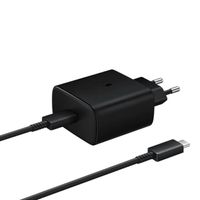 Samsung Super Fast Charging Travel Adapter + USB-C naar USB-C kabel - Schwarz