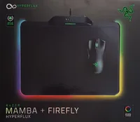 Razer Mamba HyperFlux+Firefly Mysz RF Wireless Optical 16000 DPI RAZER Kolor produktu: Czarny, Przeznaczenie: Gaming, Interfejs urządzenia: RF Wireless, Typ rolki: Kółko, Typ przycisku: Przyciski wciskane, Technologia wykrywania ruchu: Optyczna, Rozdzielczość ruchu: 16000 DPI
