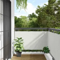 vidaXL Balkonová zástěna bílá 500x75 cm PVC