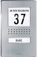 ME VISTADOOR Audio Außenstation ADV 110 1-Familienhaus Edelstahl ADV 110.1 EG