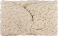 styleBREAKER Damen Strick Stirnband mit Zopfmuster und Twist Knoten, warmes Winter Haarband, Headband, gestrickt 04026044