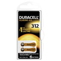 Duracell Hörgerätebatterie DA312 6er Blister