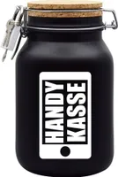 Spardose Geld Geschenk Ideen Handy Kasse Schwarz Größe XL 2 Liter