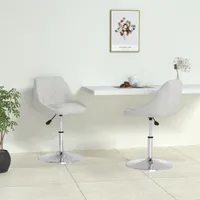 Židle do jídelny 2 ks. Bílá Imitace kůže