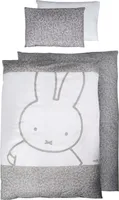 roba Wendebettwäsche 2-tlg, Kollektion 'miffy®', Kinderbettwäsche 100x135 cm, 100% Baumwolle