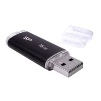 USB-Stick 16GB Silicon Power USB2.0 U02 plastový čierny