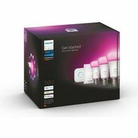 Philips Hue White & Color Ambiance Starter-Set, Lampa, 11W, A60, E27, 1100lm, Dimmschalter, Dreierpack (929002468804)