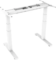 Tischgestell höhenverstellbar weiss