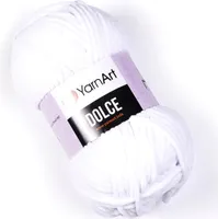YarnArt Dolce, Chenille, Kuschelwolle, Kuschelgarn, leami Y 741 weiß