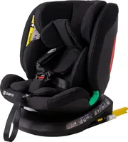 Diamond DELUXE i-Size Kindersitz mit 360 Grad drehbarem Isofix-System-BUF BOOF 0, 36 kg Top Tether 40-150 cm BlackJeans