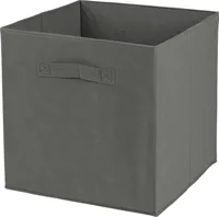 Aufbewahrungsbox Textil, dunkelgrau 31x31x31cm