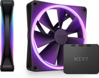 NZXT F140 RGB DUO Twin Pack Computergehäuse Ventilator 14 cm Schwarz 2 Stück(e) (RF-D14DF-B1)