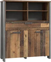 Highboard Beistellschrank Hochkommode Standschrank Kommode Schrank "Celon I"