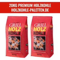 20KG (2 Säcke x 10KG)  Holzkohle Grillkohle BBQ Kohle Holzkohlewerk Lüneburg