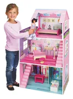 Barbie Malibu Haus Puppenhaus Barbiehaus Traumhaus Villa + Möbel + Zubehör  NEU 887961690774