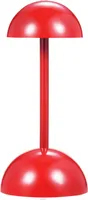 Kabellose Tischlampe, Pilzform Nachttischlampe, Touch-Steuerung, 3 Lichtfarben, stufenlos dimmbar, LED wiederaufladbare Schreibtischlampe