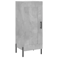 vidaXL Kredens betonowy szary 34,5x34x90 cm materiał drewnopochodny