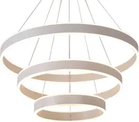 2137Wh-3WJ Pendelleuchte Weißer Rahmen Neutralweiß, Höhenverstellbar Luxus Design A+