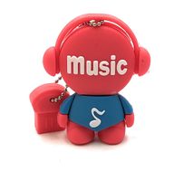 Onwomania Music Man Musik Rot Funny USB Stick 8 GB USB 3.0