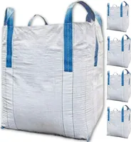 BIG BAG 90x90x110 cm Velký - BigBag (balení 5 ks) - Vysoká stabilita do 1500 kg, likvidace BigBagů se 4 smyčkami